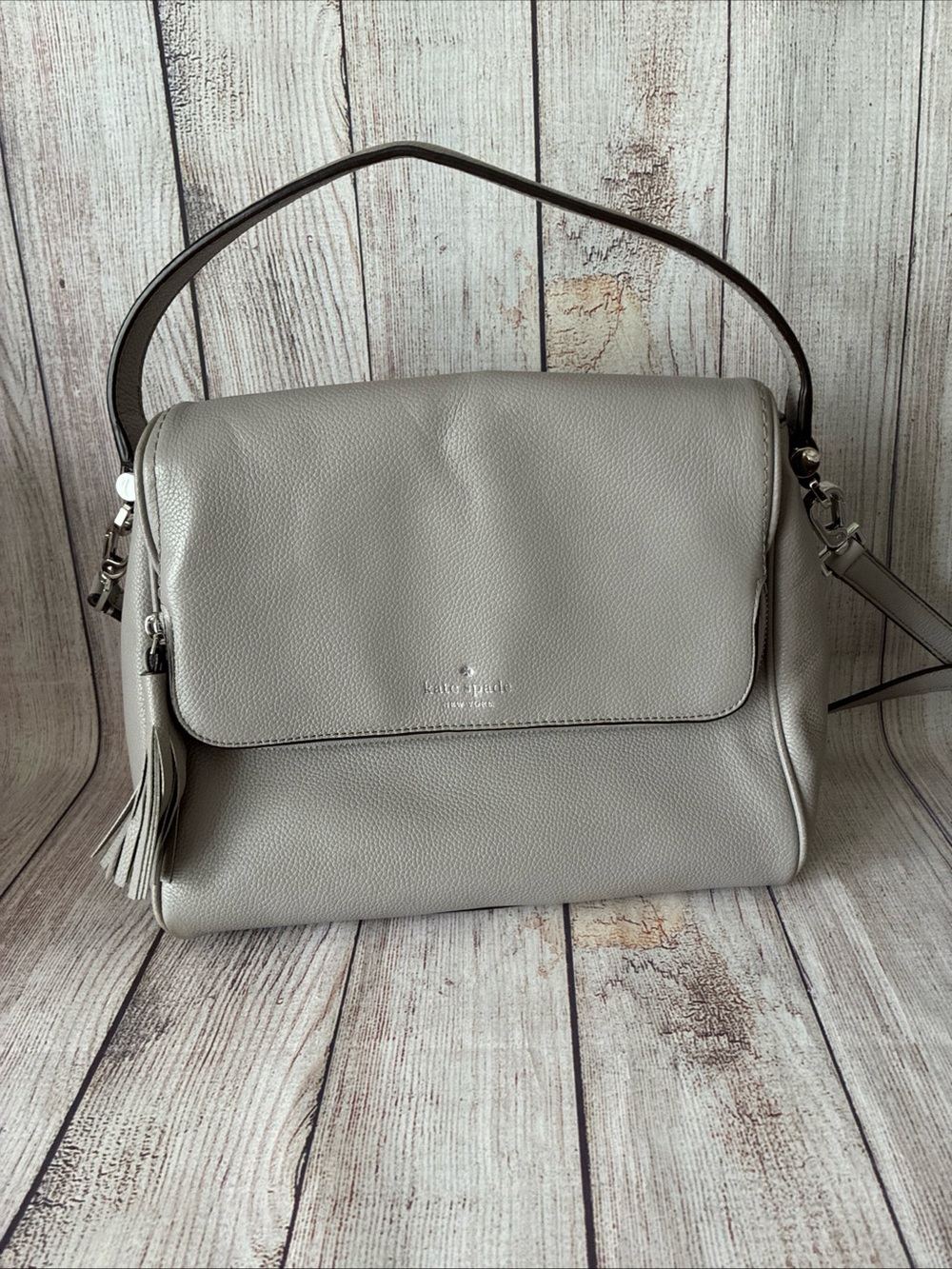 Kate Spade Leather Satchel Chester Street Miri Shoulder Bag Crossbody